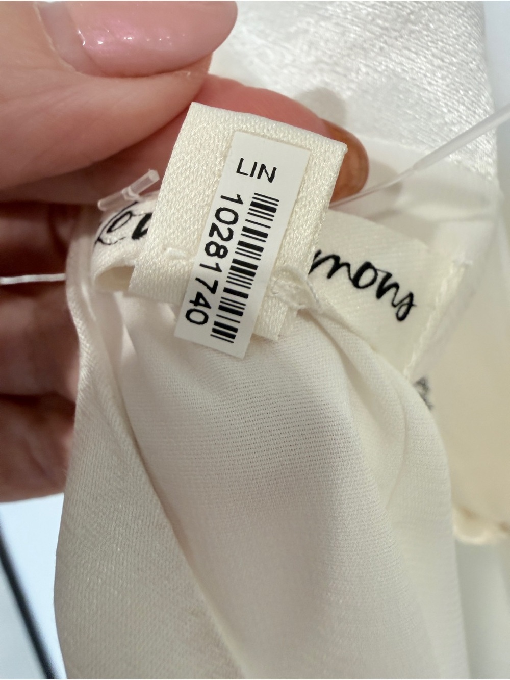 For Love And Lemons Cream Satin Twist-Detail Mini Dress - Picture 6 of 6